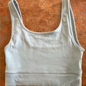 American Eagle Outfitters Light Blue Crop Top